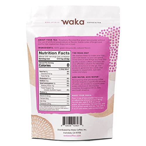 Waka Quality Instant Tea — No Sugar Added & Unsweetened Watermel...