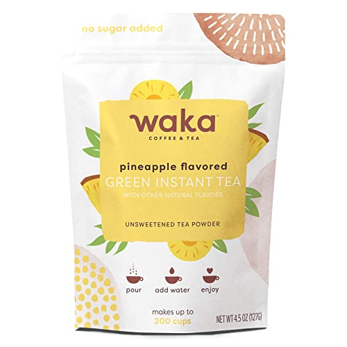 Waka Quality Instant Tea — No Sugar Added & Unsweetened Pineappl...