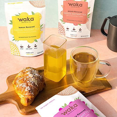 Waka Quality Instant Tea — Unsweetened 3 Bag Tea Combo — 100% Te...