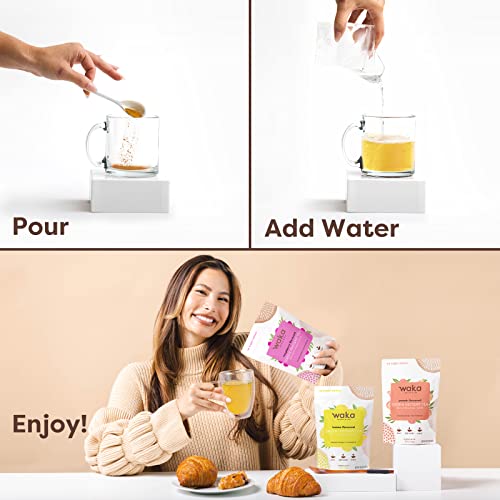 Waka Quality Instant Tea — Unsweetened 3 Bag Tea Combo — 100% Te...