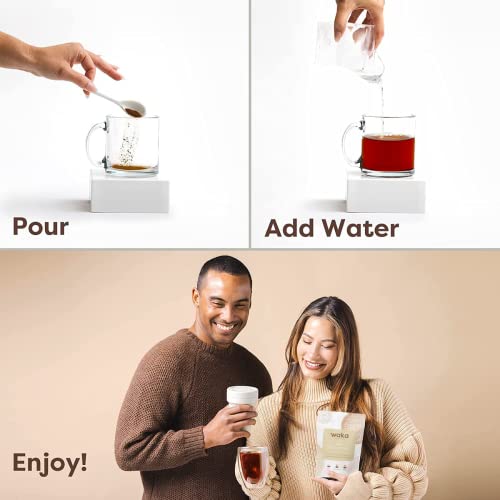 Waka Quality Instant Tea — Unsweetened Black Tea — Indian — 100%...