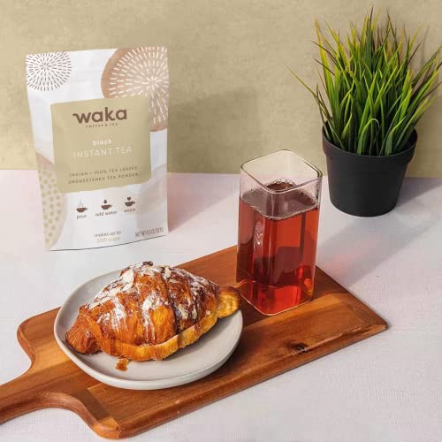 Waka Quality Instant Tea — Unsweetened Black Tea — Indian — 100%...