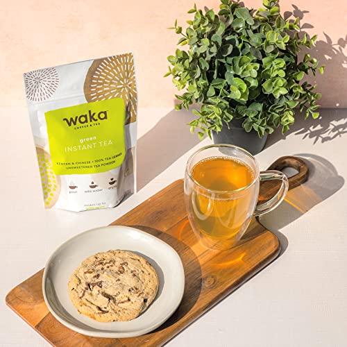 Waka Quality Instant Tea — Unsweetened Green Tea — Kenyan & Chin...