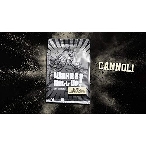 Wake The Hell Up! Ground Coffee | Ultra-Caffeinated Cannoli Flav