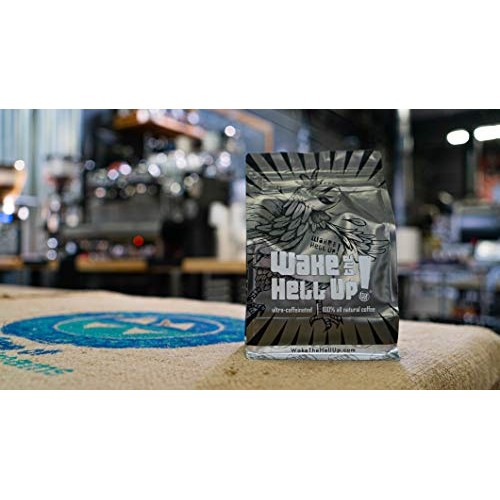 Wake The Hell Up! Ground Coffee | Ultra-Caffeinated Cannoli Flav