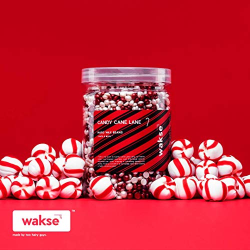 Wakse Candy Cane Lane Hard Wax Beans 12.8 Oz