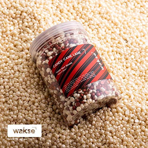 Wakse Candy Cane Lane Hard Wax Beans 12.8 Oz