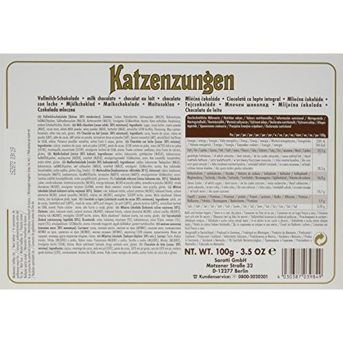 Waldbaur Chocolate Cat Tongues, 3.5 Ounce Waldbaur Chocolate Cat Tongues, 3.5 Ounce