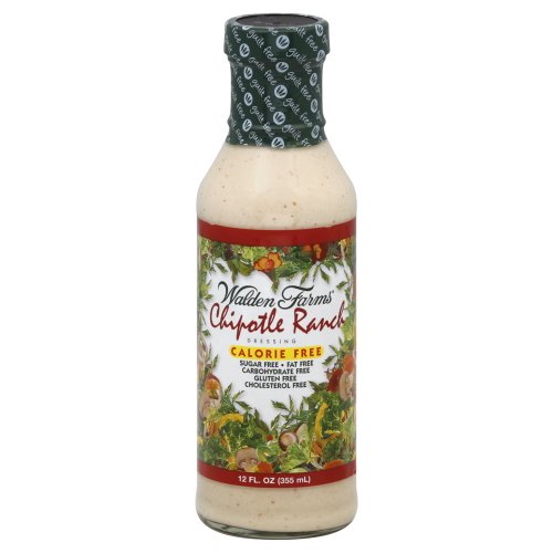 Walden Farms Calorie-Free Chipotle Ranch Dressing, 12 Ounce Pac
