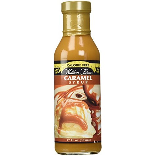 Walden Farms Caramel 2 Bottles Syrup, Sugar Free, Calorie Free