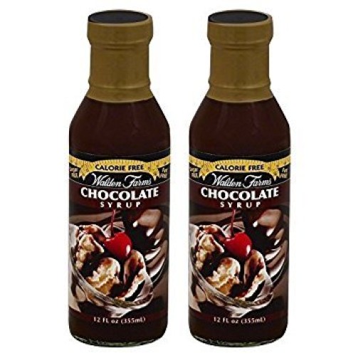 Walden Farms Chocolate Syrup Calorie-Free, 12 Oz | Pack Of 2 Bot