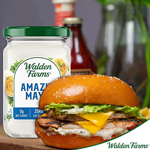 Walden Farms Amazin Mayo Spread 12 oz Jar Pack of 6 Light and ...