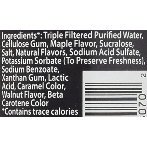 Walden Farms Calorie Free Maple Walnut Syrup 12 Oz 2 Pack