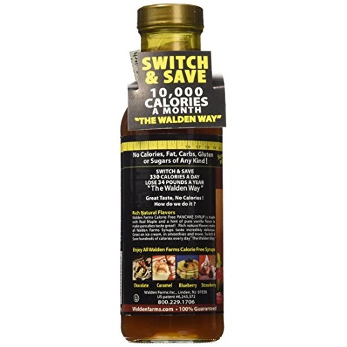 Walden Farms Calorie Free Pancake Syrup, 12 Fluid Ounce -- 6 Per