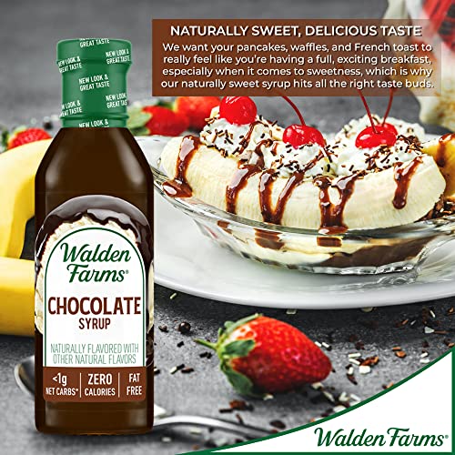 Walden Farms Chocolate Syrup, 12 oz., 0g Net Carbs Keto Friendly...