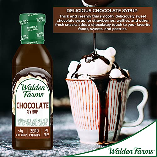 Walden Farms Chocolate Syrup, 12 oz., 0g Net Carbs Keto Friendly...