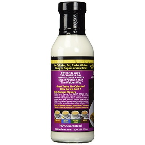 Walden Farms Coffee Creamers Calorie Free, Dairy Free, Carb Free