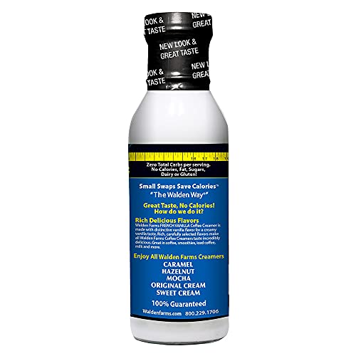 Walden Farms French Vanilla Coffee Creamer, 12 Oz. Bottle, Fresh