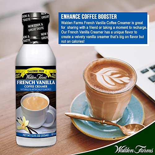 Walden Farms French Vanilla Coffee Creamer, 12 Oz. Bottle, Fresh