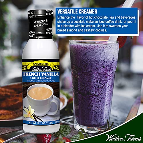 Walden Farms French Vanilla Coffee Creamer, 12 Oz. Bottle, Fresh
