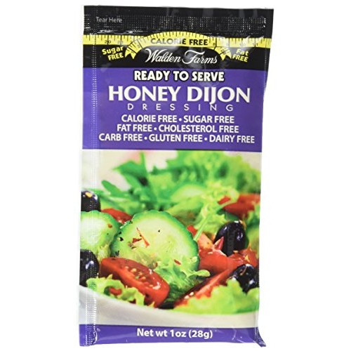 Walden Farms Honey Dijon Salad Dressing Packets - Six 1 Oz. Pack