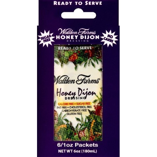 Walden Farms Honey Dijon Salad Dressing Packets - Twelve 1 Oz. P