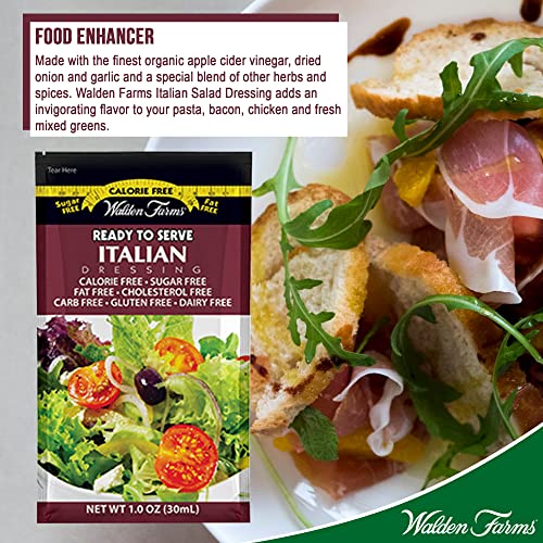 Walden Farms Italian Salad Dressing Packets - Six 1 Oz. Packets