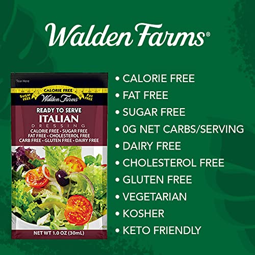 Walden Farms Italian Salad Dressing Packets - Six 1 Oz. Packets
