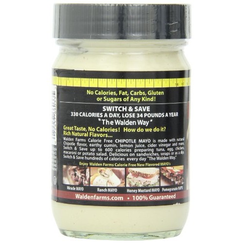 Walden Farms Mayo, Chipotle, 12 Ounce Pack Of 3