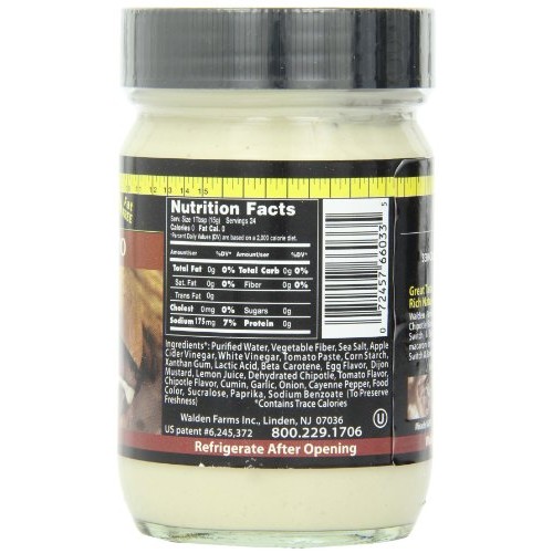 Walden Farms Mayo, Chipotle, 12 Ounce Pack Of 3