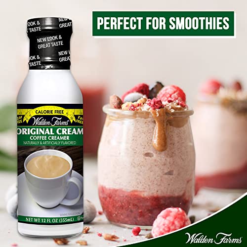 Walden Farms Original Cream Coffee Creamer, 12 Oz. Bottle, Fresh