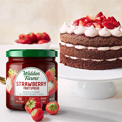 Walden Farms Strawberry Fruit Spread 12 Oz Jar - Naturally Flavo