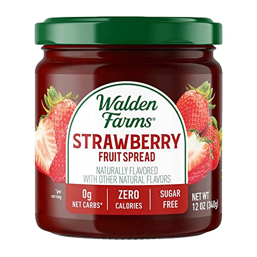 Walden Farms Strawberry Fruit Spread 12 Oz Jar - Naturally Flavo