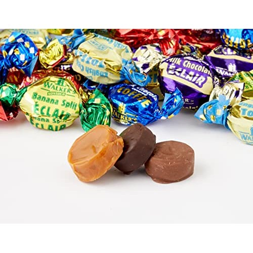 WALKERS NONSUCH Assorted Toffees and Chocolate Eclairs, 1.25Kg