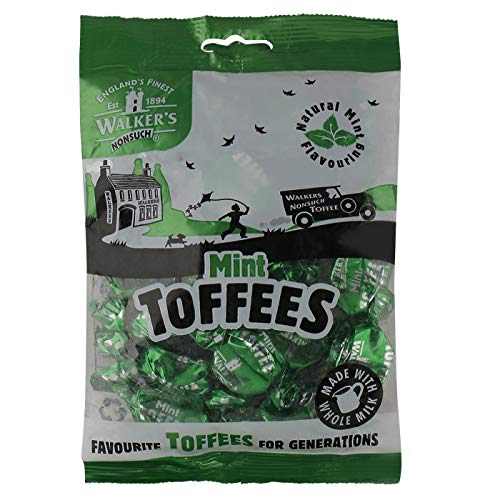 Walkers Nonsuch Mint Toffees 150G Bag New