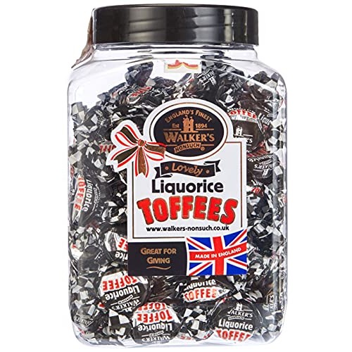 Walkers Liquorice Toffee 1.25Kg Jar