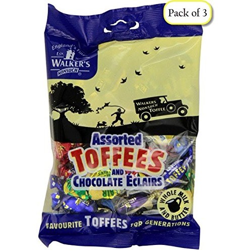 Walkers Assorted Toffees &Amp; Chocolate Eclairs, 5.29-Ounce Bags P