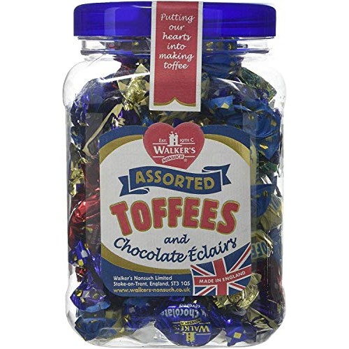 WALKERS NONSUCH Assorted Toffees and Chocolate Eclairs 1 pound ...