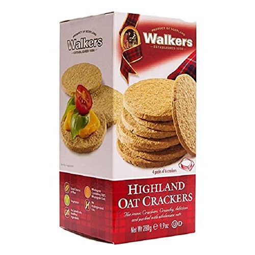Walkers Shortbread Highland Oat Crackers, 10.6-Ounce Boxes Coun