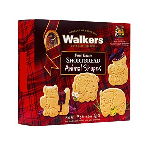 Walkers Shortbread Animal Shapes Shortbread Cookies, 6.2 Ounce B