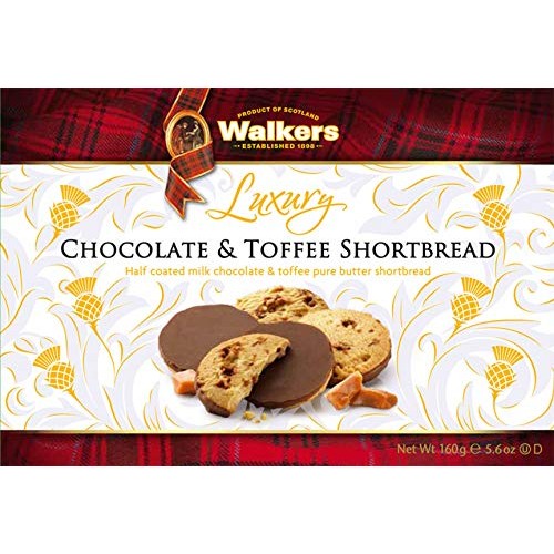 Walkers Shortbread Chocolate &Amp; Toffee Shortbread Cookies, 5.6 Ou