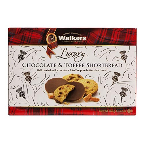 Walkers Shortbread Chocolate &Amp; Toffee Shortbread Cookies, 5.6 Ou
