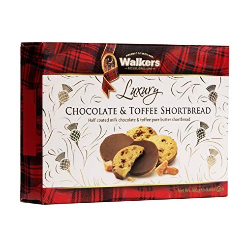 Walkers Shortbread Chocolate &Amp; Toffee Shortbread Cookies, 5.6 Ou