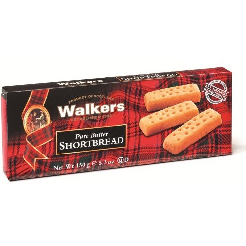 Walkers Shortbread Fingers, 5.3-Ounce Boxes Pack Of 12