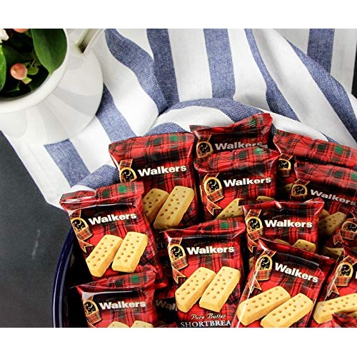 Walkers Shortbread Fingers Shortbread Cookies Snack Packs, 24 Count