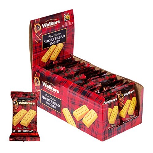 Walkers Shortbread Fingers Shortbread Cookies Snack Packs, 24 Count