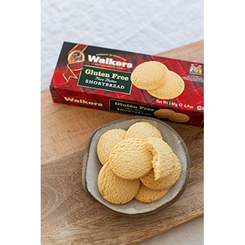 Walkers Shortbread Gluten-Free Shortbread Rounds Cookies, 4.9 Ou