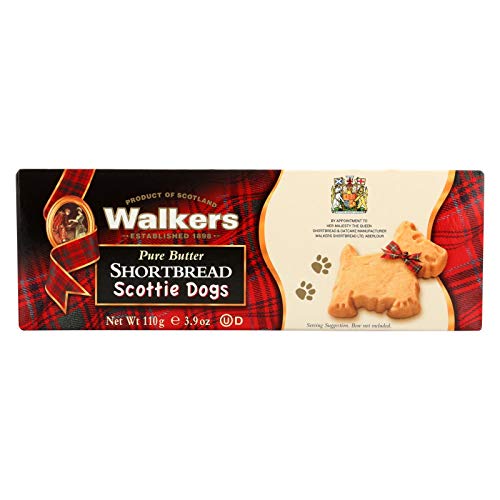 Walkers Shortbread - Pure Butter, Scottie Dogs - Case Of 12 - 3.