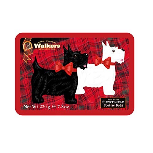 Walkers Shortbread Scottie Dog Shaped Shortbread Cookies Gift Ti
