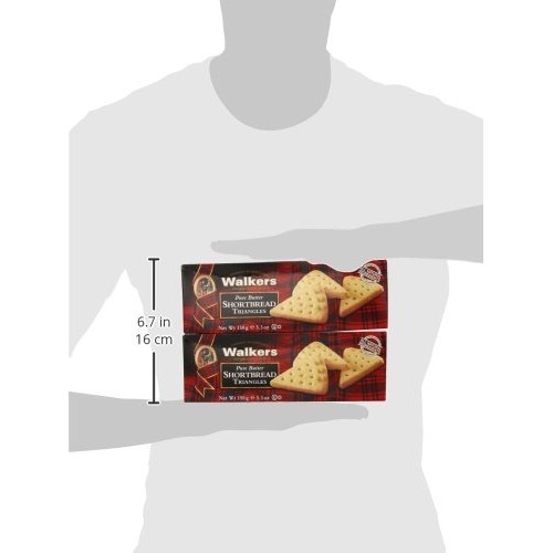 Walkers Shortbread Triangles, 5.3-Ounce Pack Of 4